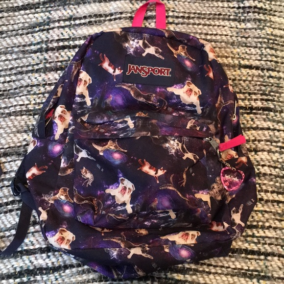 backpack with puppies on it